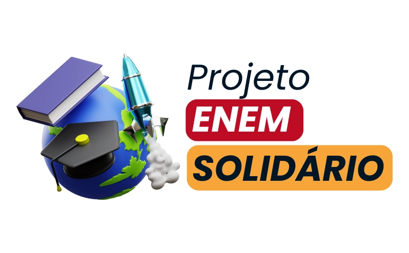 Logo do projeto ENEM solidário