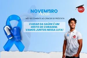 Arte feita para a campanha do novembro azul.