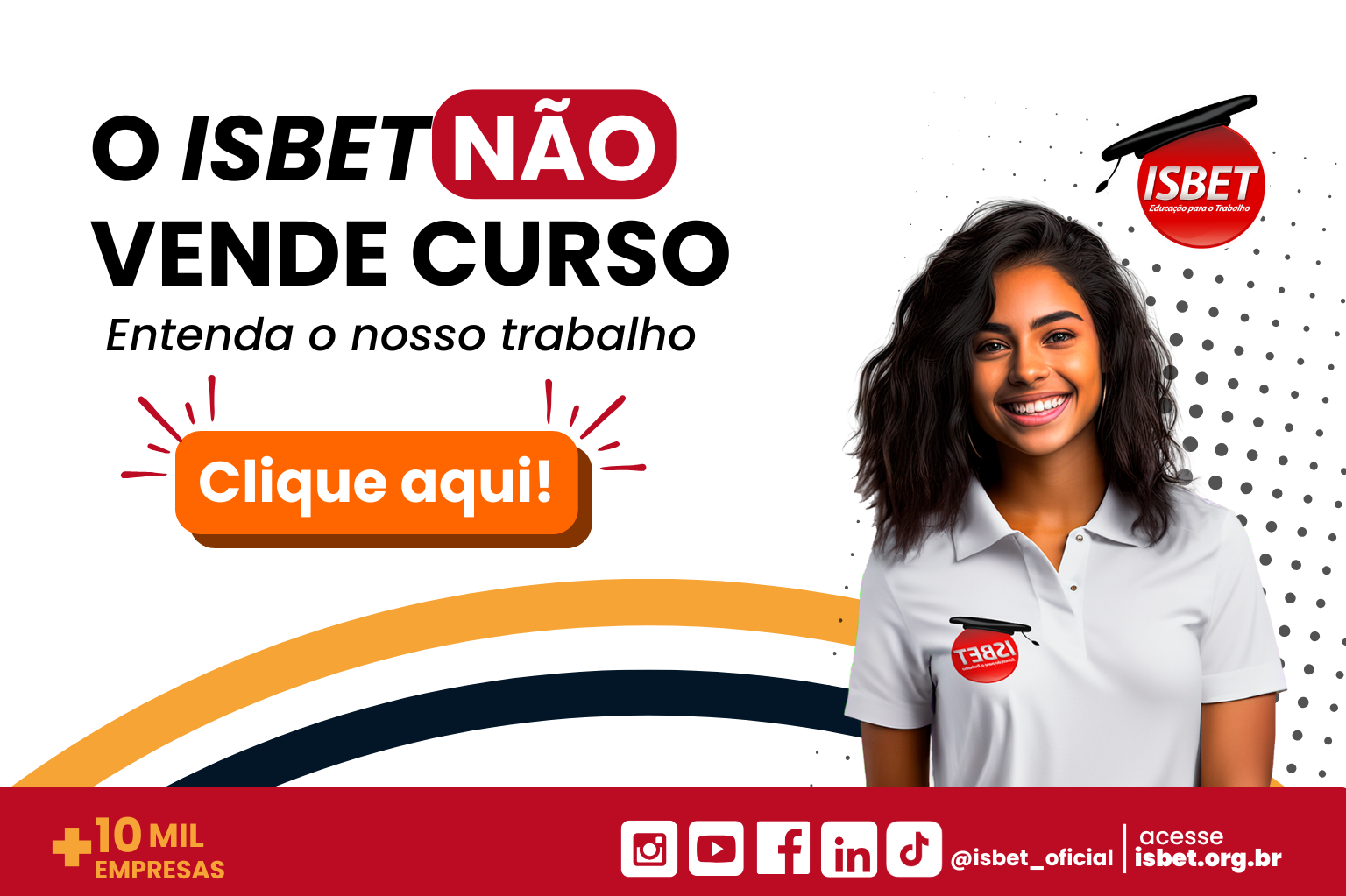 arte feita no canva para o artigo o ISBET não vende curso