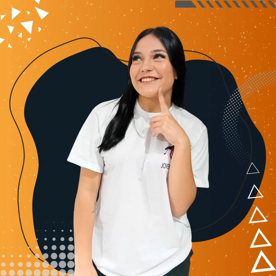 Jovem aprendiz pensativo com uniforme ISBET