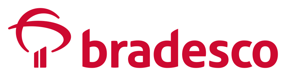Logo do Bradesco, empresa parceira do ISBET