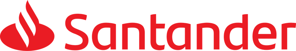 Logo do Santander, empresa parceira do ISBET